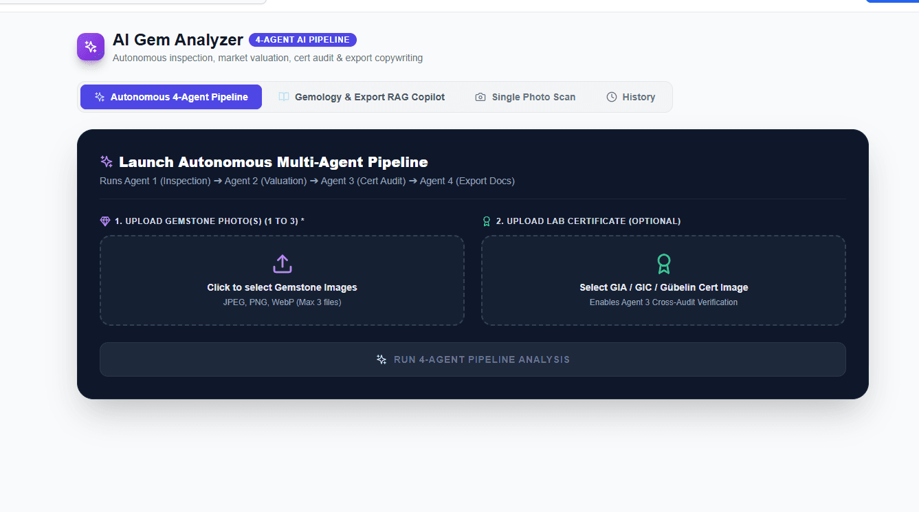 The 4-step stone check: GemColony screenshot